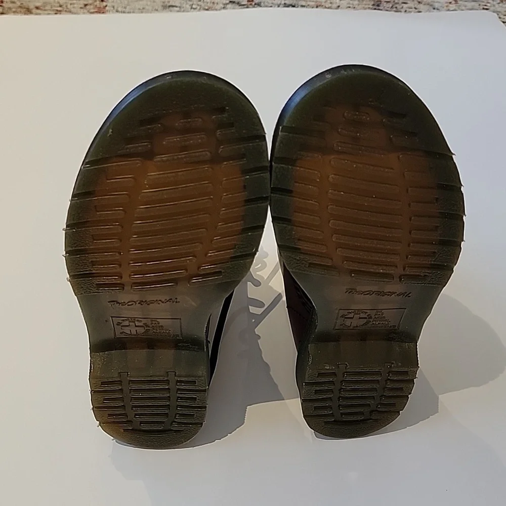 Dr. Martens 1460 Lace up Boots Burgundy Sz: 6 US - Picture 7 of 13